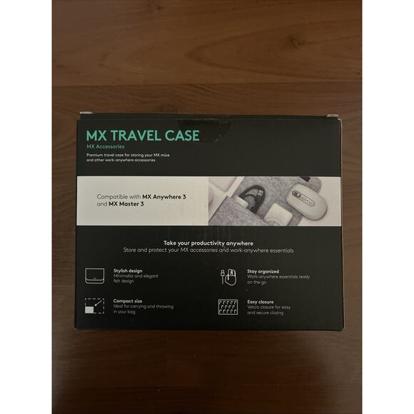 BRAND NEW LOGITECH MX TRAVEL CASE for MX Anywhere 3S and MX Master 3S - Picture 2 of 7